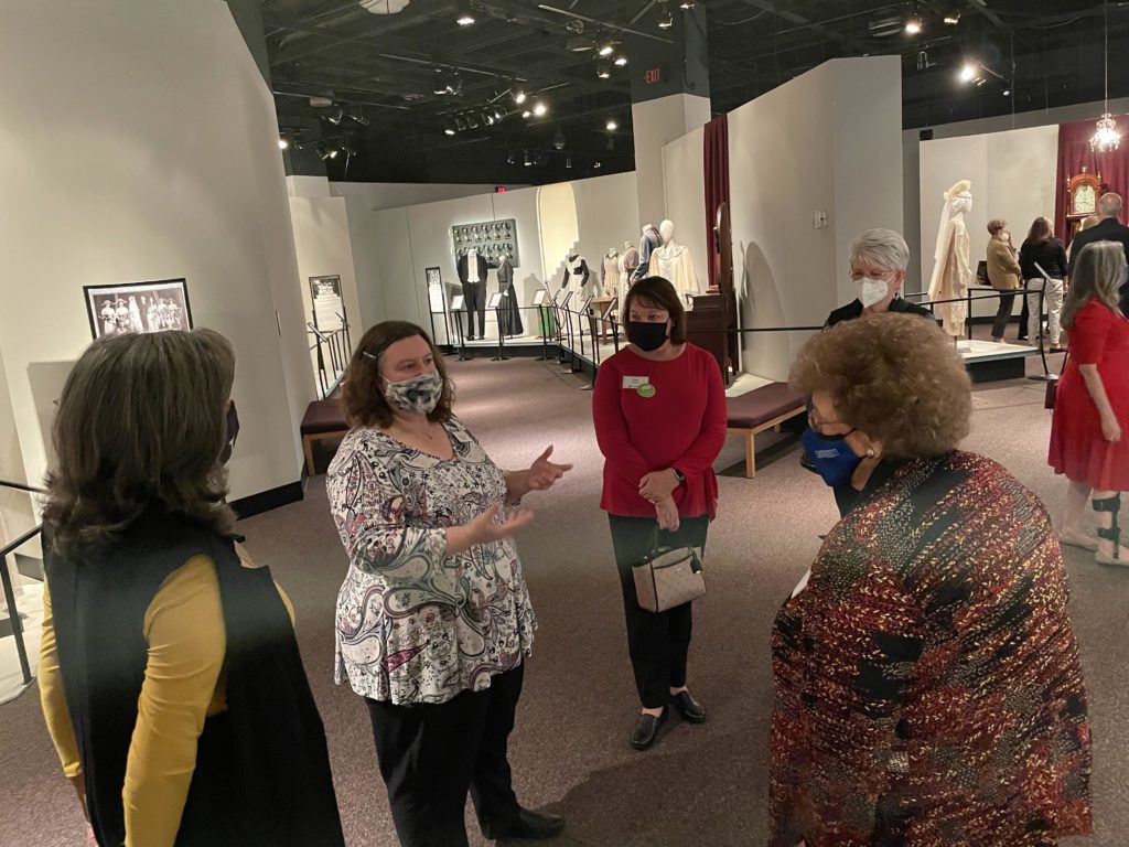 Chowan alumna Paige Myers ’88, discusses her work on the “Dressing the Abbey” exhibition at the North Carolina Museum of History in Raleigh