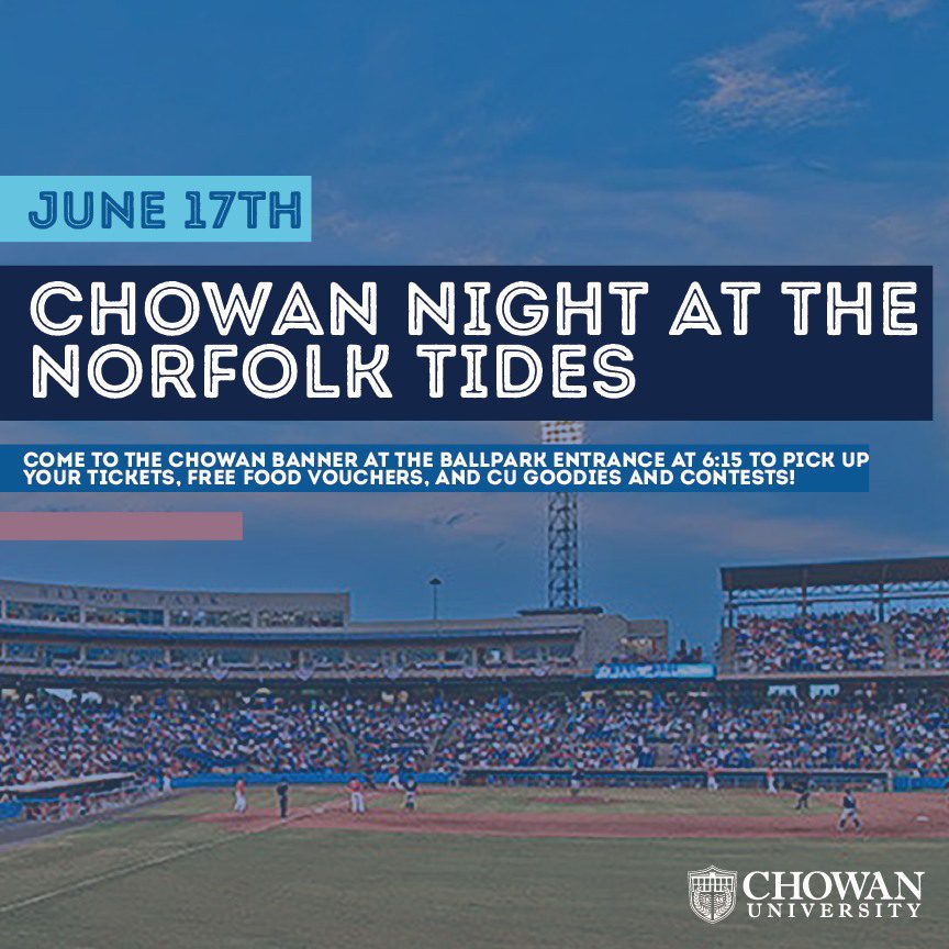 Chowan Night at the Norfolk Tides Chowan University