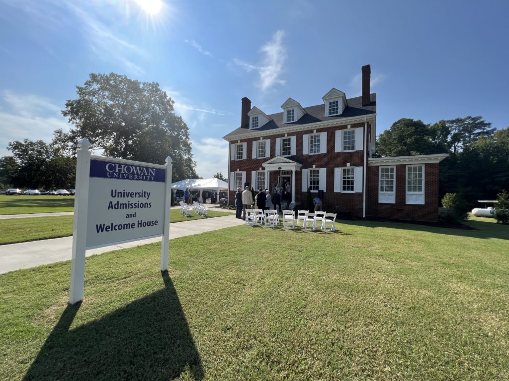 Chowan University Celebrates University Admissions and Welcome House Opening