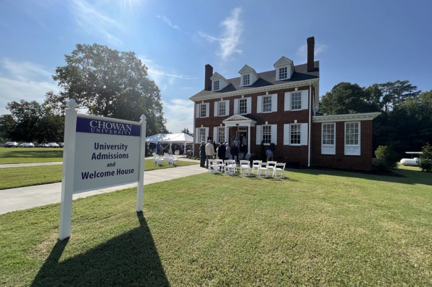 Chowan University Celebrates University Admissions and Welcome House Opening