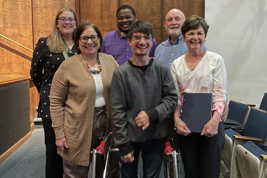 Dmytro Yakm speaks at Chowan Chapel Service