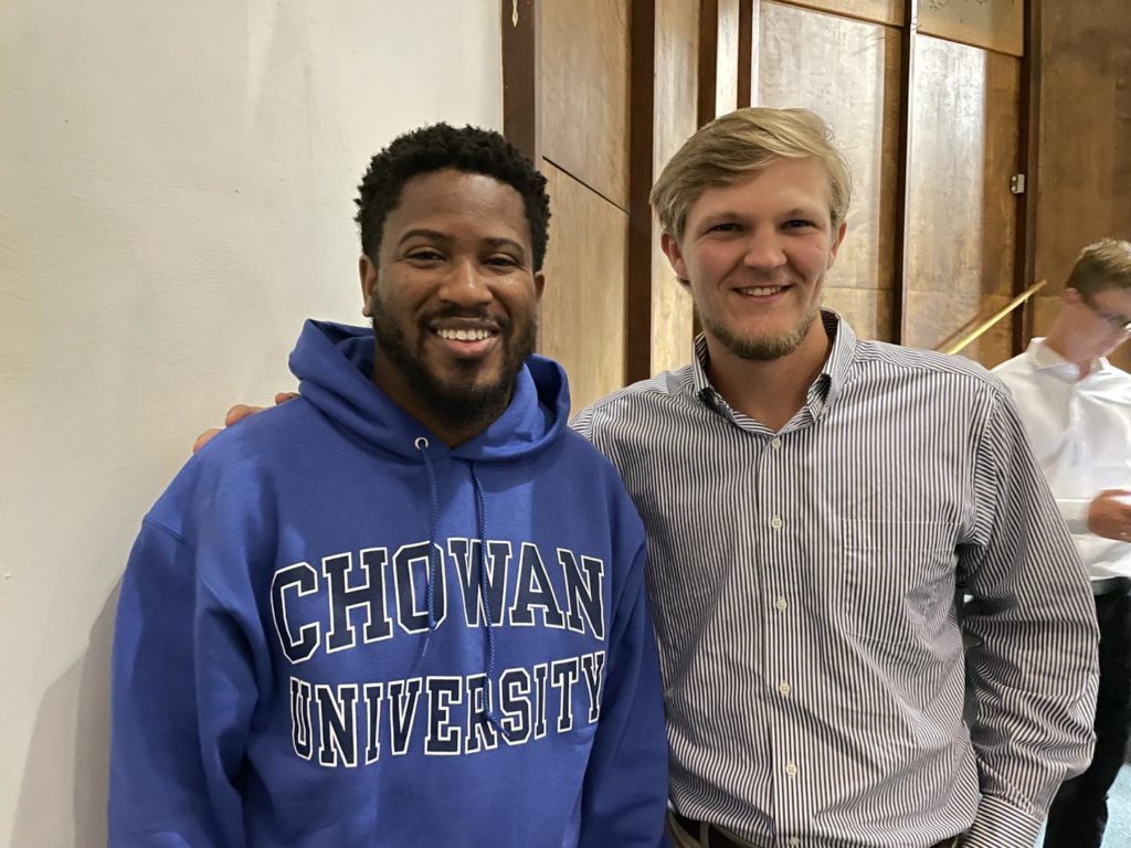 Rev. Terrell Batten and Patrick Krack