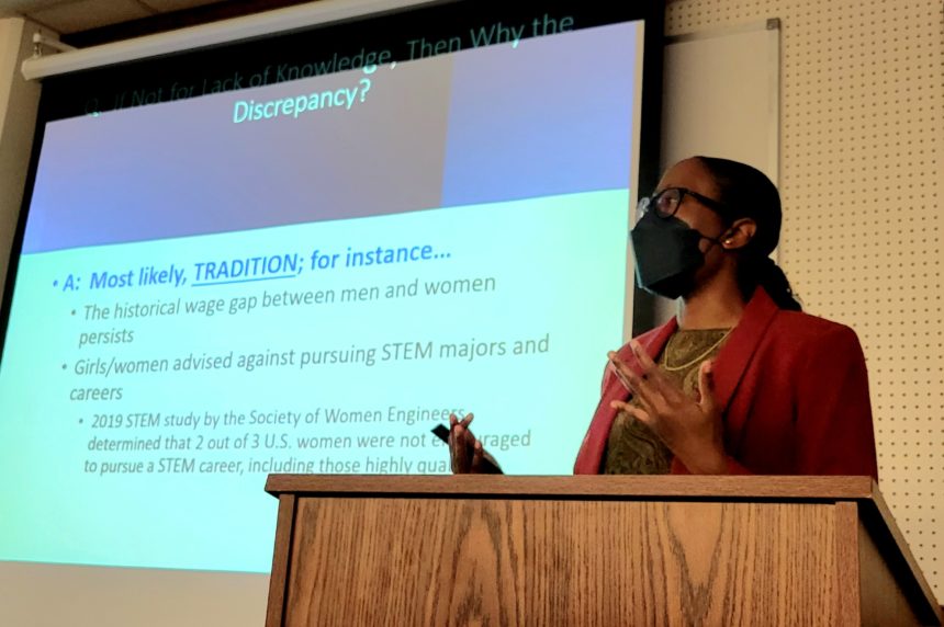 Dr. Lia Walker presents "Women in STEM"