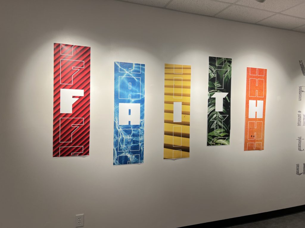 The Chowan Graphic Design Club FAITH Poster Show