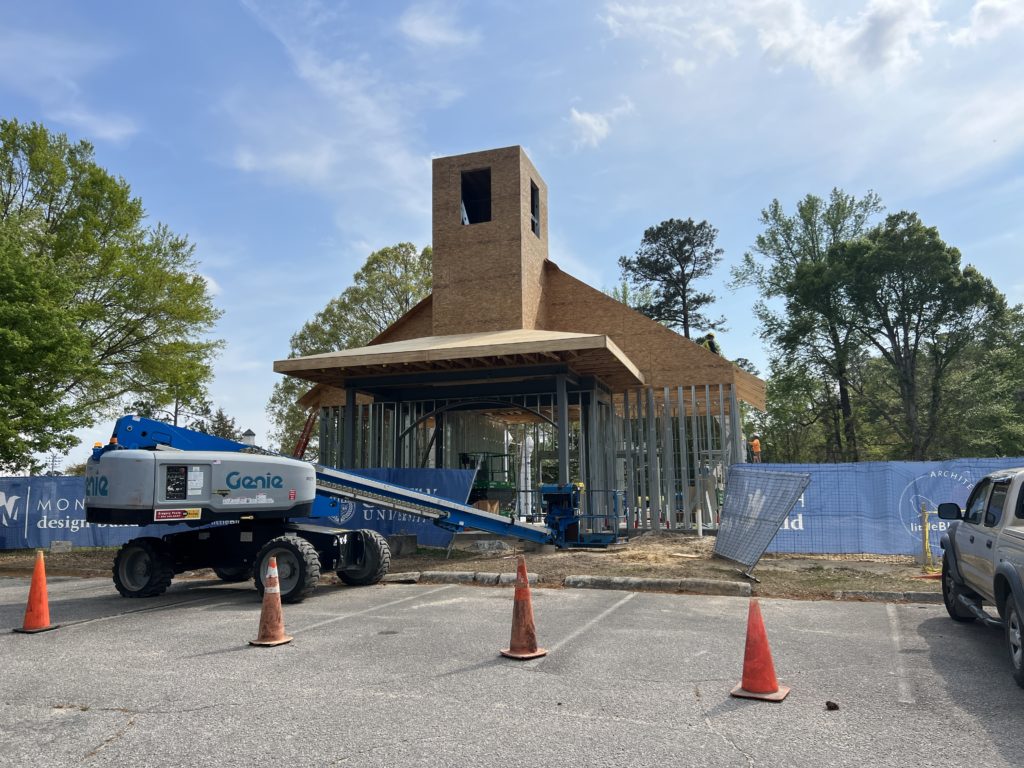 Chapel Progress as of April 6, 2023