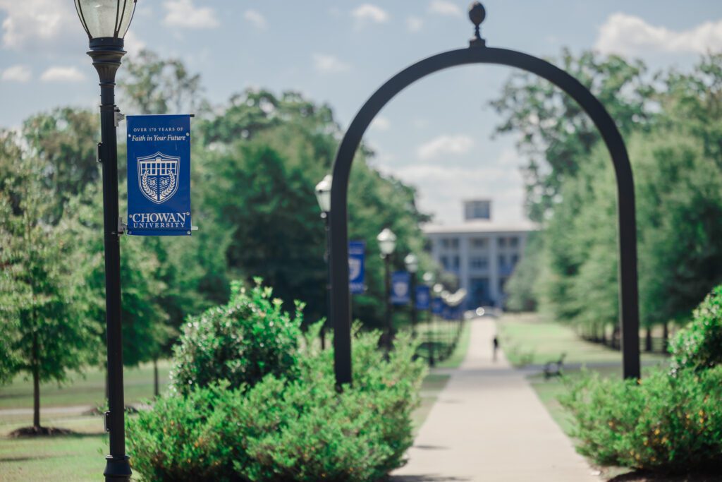 Promenade view of McDowell Columns