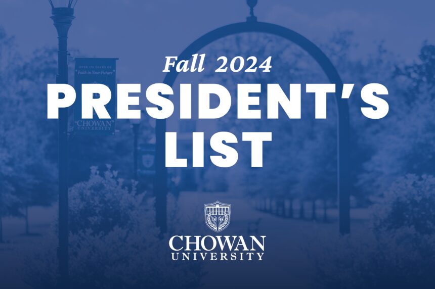 Fall 2024 President's List