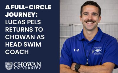 A Full-Circle Journey: Lucas Pels Returns to Chowan as Head Swim Coach