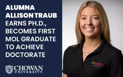 Chowan University Alumna Allison Traub Earns Ph.D., Becomes First MOL Graduate to Achieve Doctorate